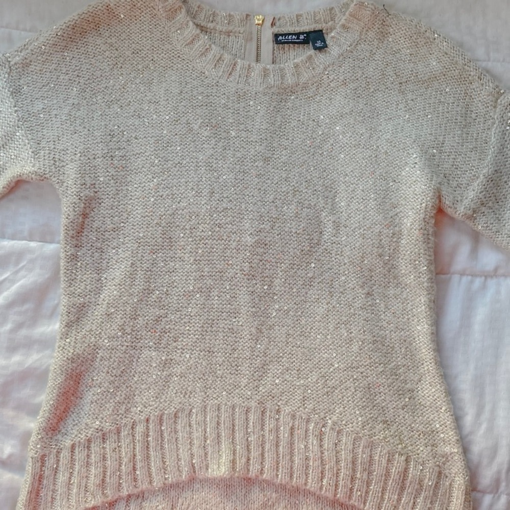 Cream Colored Knitted Shirt